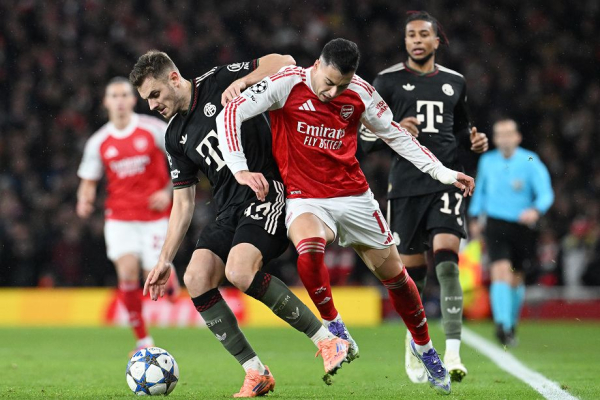 Арсенал — Бавария — 3:1, видеообзор матча Лиги чемпионов, видео голов: Тимбер, Карл, Мадуэке, Мартинелли, 26 ноября 2025 Арсенал — Бавария — 3:1, видеообзор матча Лиги чемпионов, видео голов: Тимбер, Карл, Мадуэке, Мартинелли, 26 ноября 2025